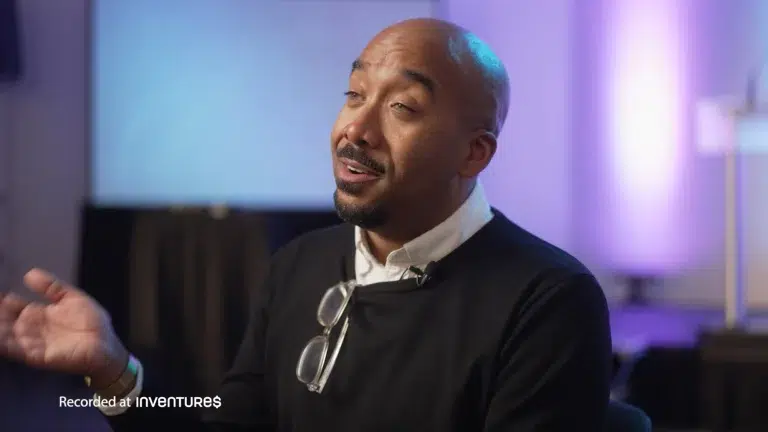 A person discusses their experience with a company during a testimonial video in Calgary